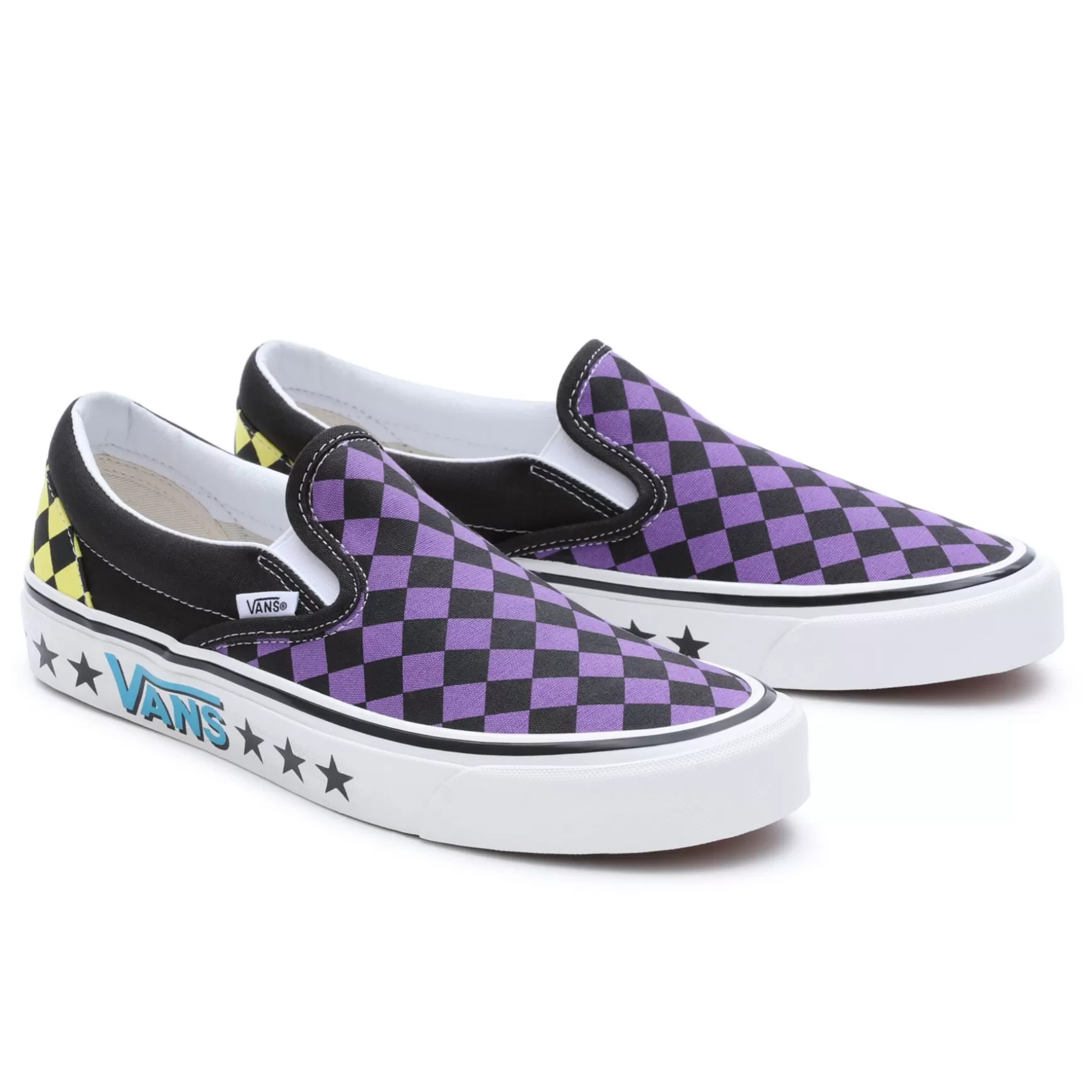 Women VANS Classics>Diamond Check Classic Slip-On 98 Dx Shoes