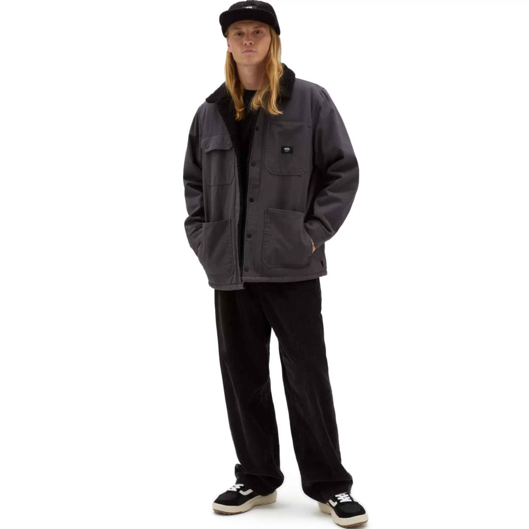 Women VANS Jackets & Parka>Drill Chore Coat Sherpa Jacket