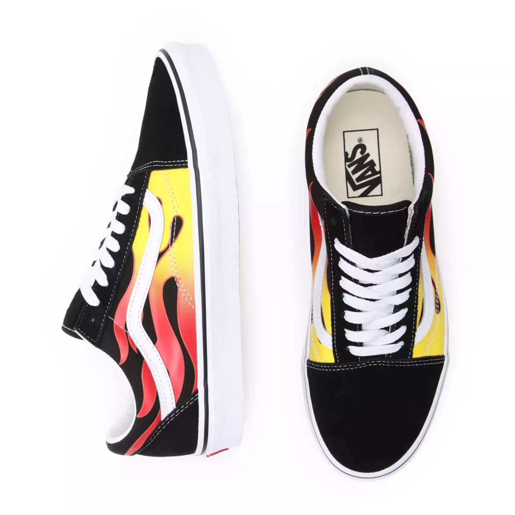 Men VANS Classics>Flame Old Skool Shoes