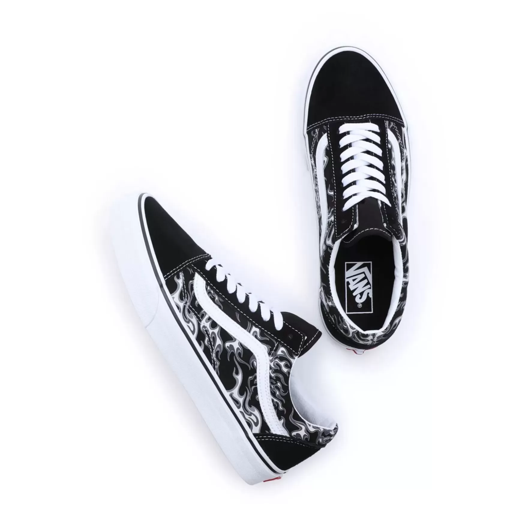 Men VANS Low-Top Shoes>Flames Old Skool Shoes