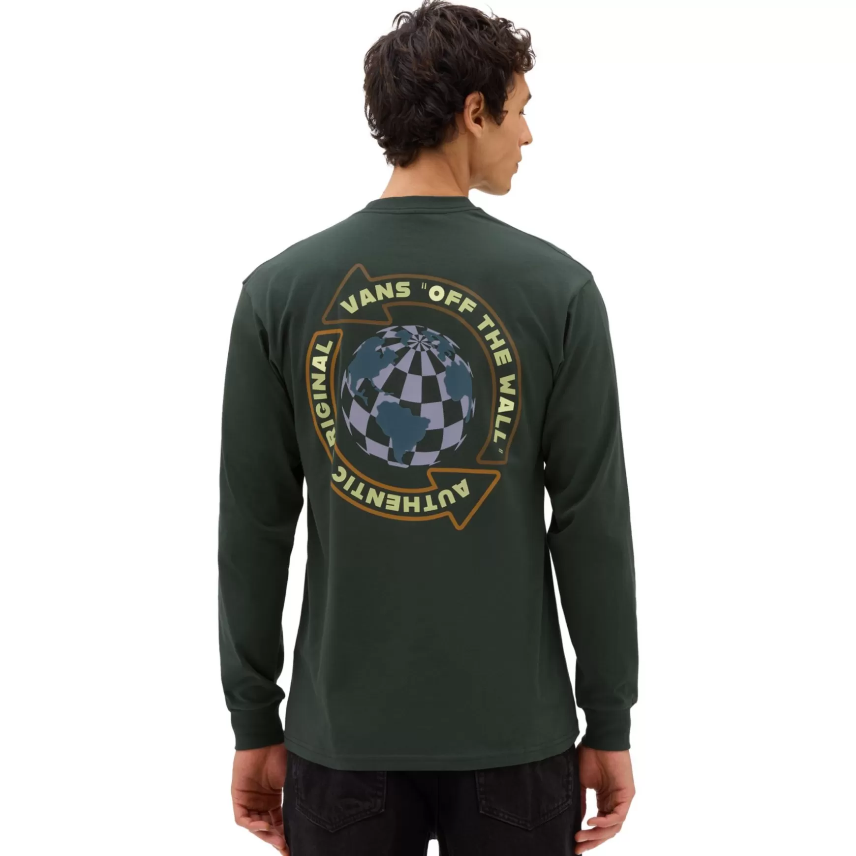 Women VANS T-Shirts & Tanks>Globe Circle Long Sleeve T-Shirt