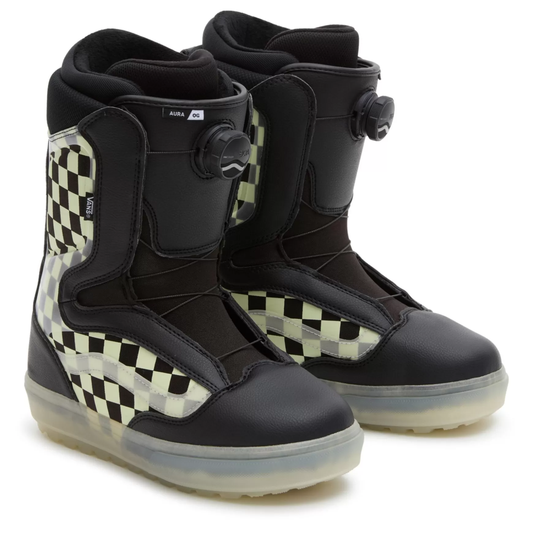 Women VANS Snowboard Boots>Men Aura Og Checkerboard Snowboard Boots