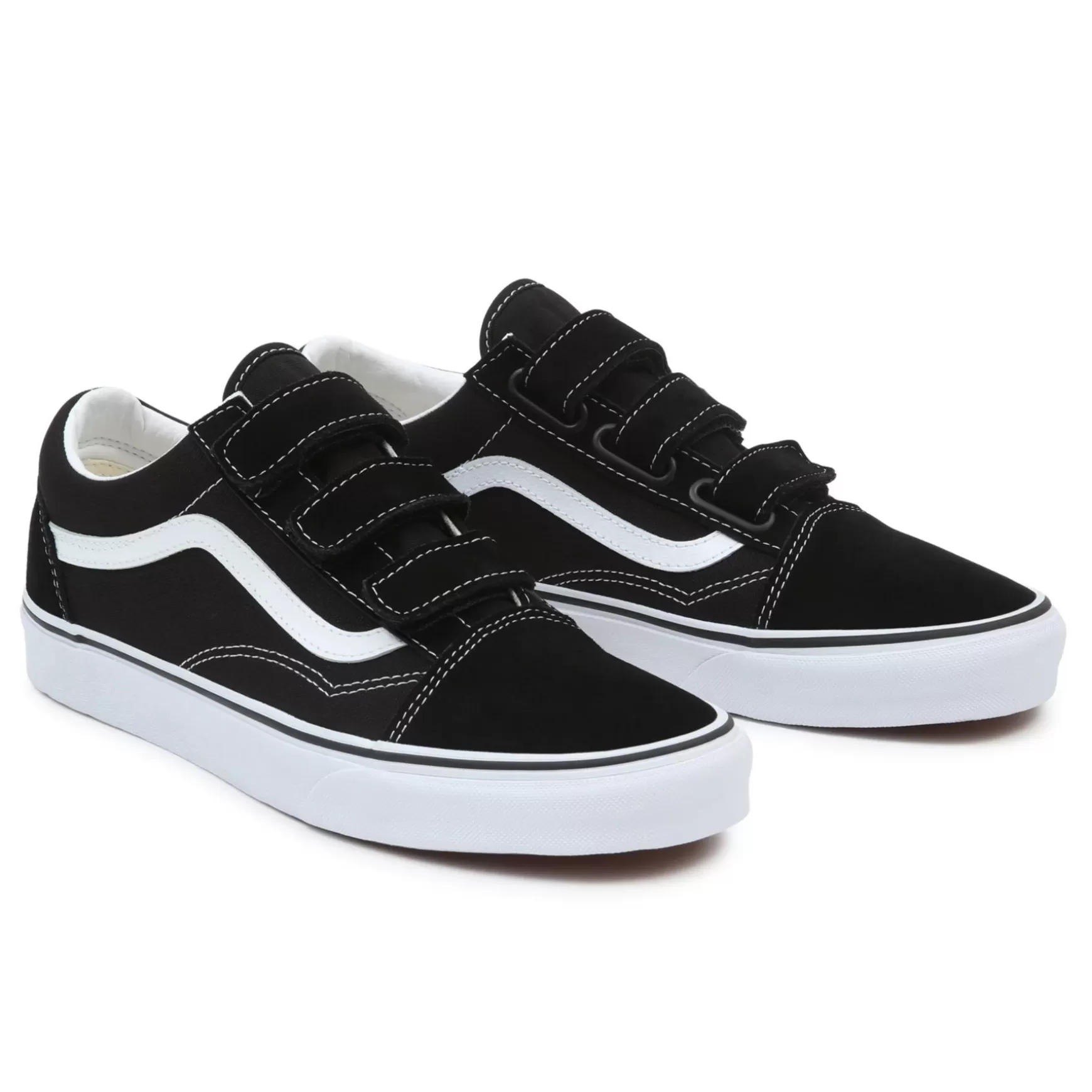 Men VANS Classics>Suede/Canvas Old Skool Hook And Loop Shoes