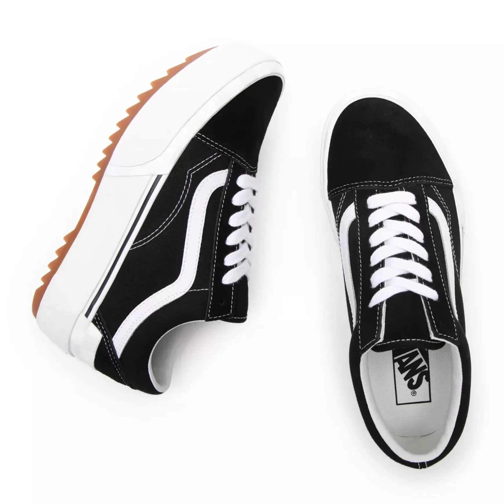 Men VANS Classics>Suede/Canvas Old Skool Stacked Shoes