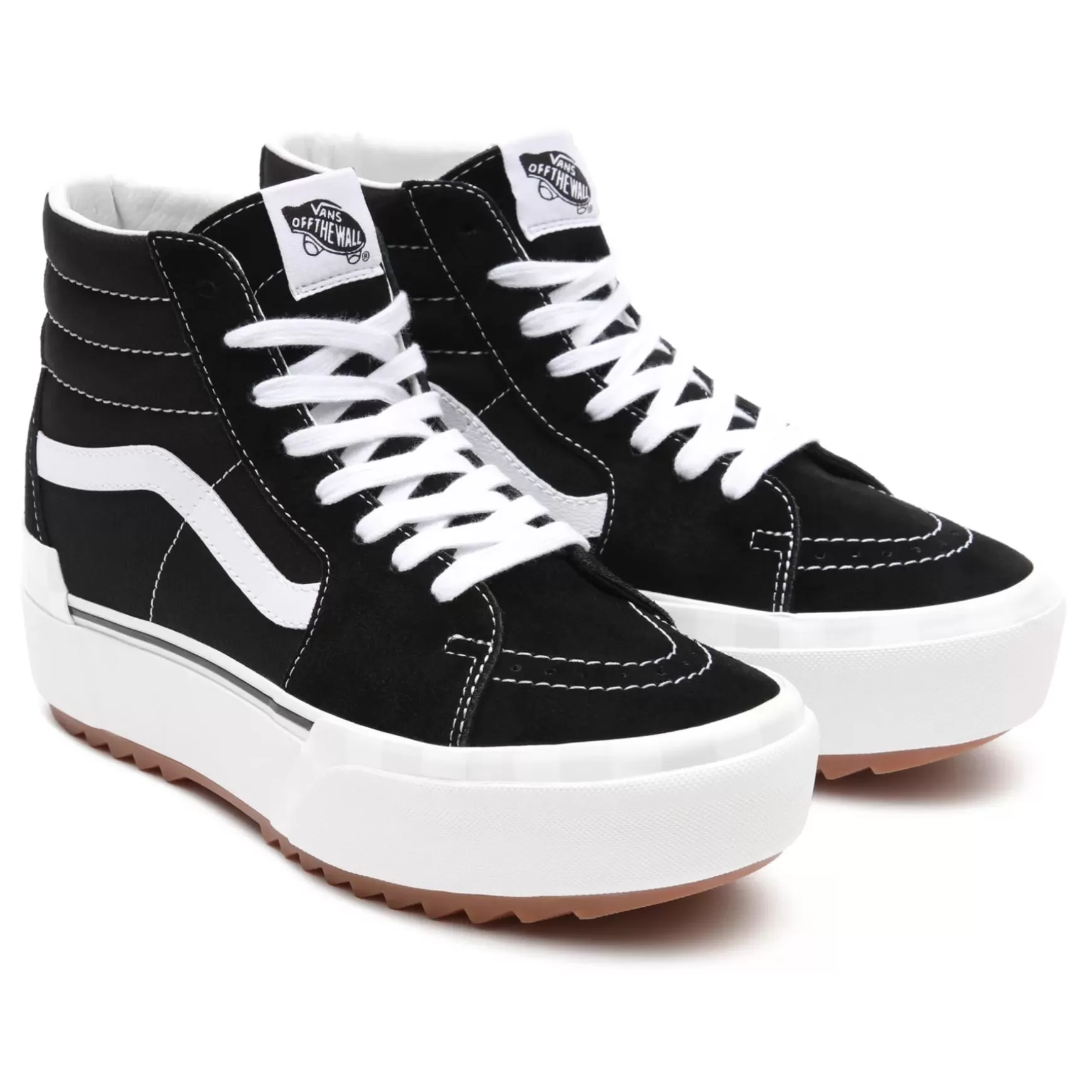 Men VANS Classics>Suede/Canvas Sk8-Hi Stacked Shoes