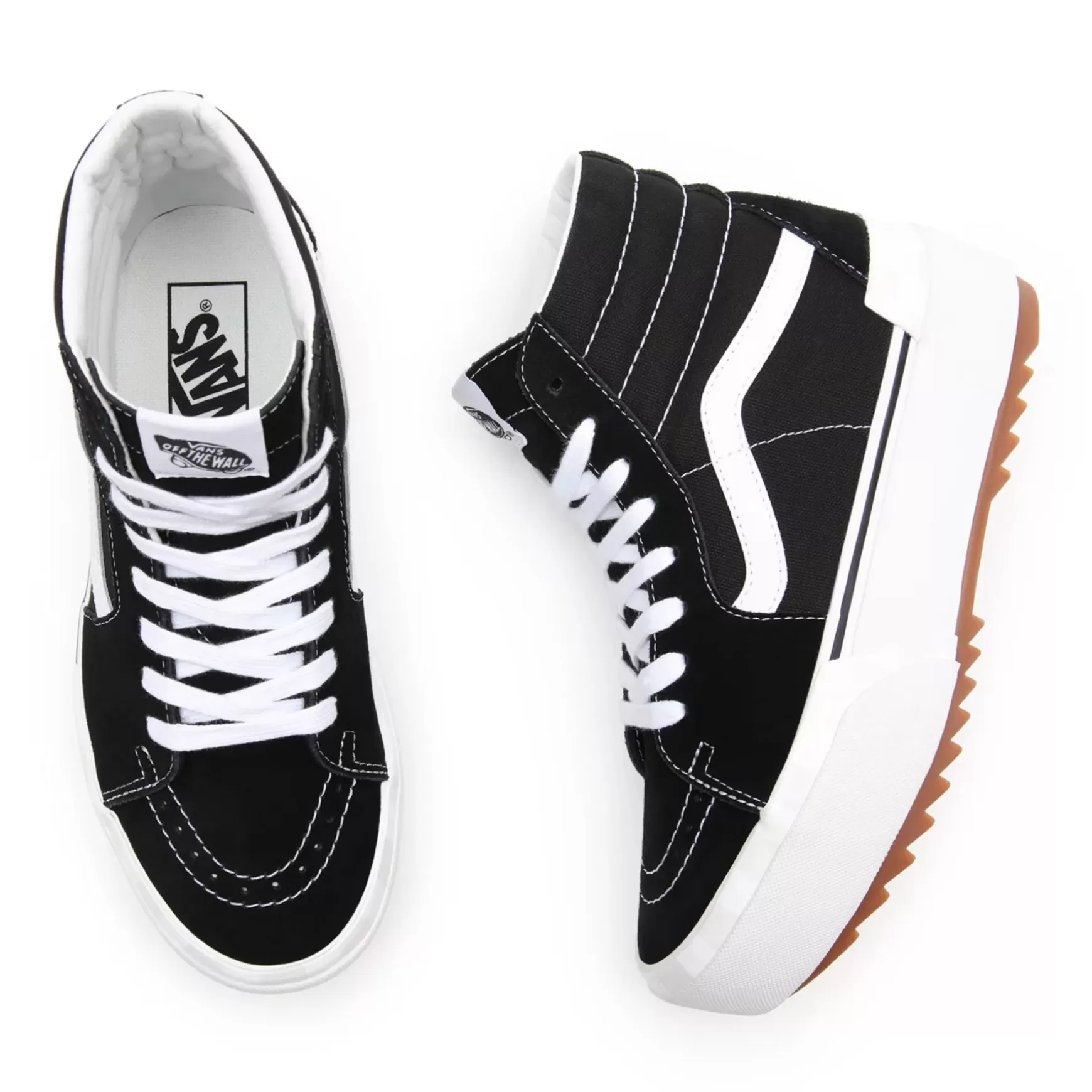 Men VANS Classics>Suede/Canvas Sk8-Hi Stacked Shoes