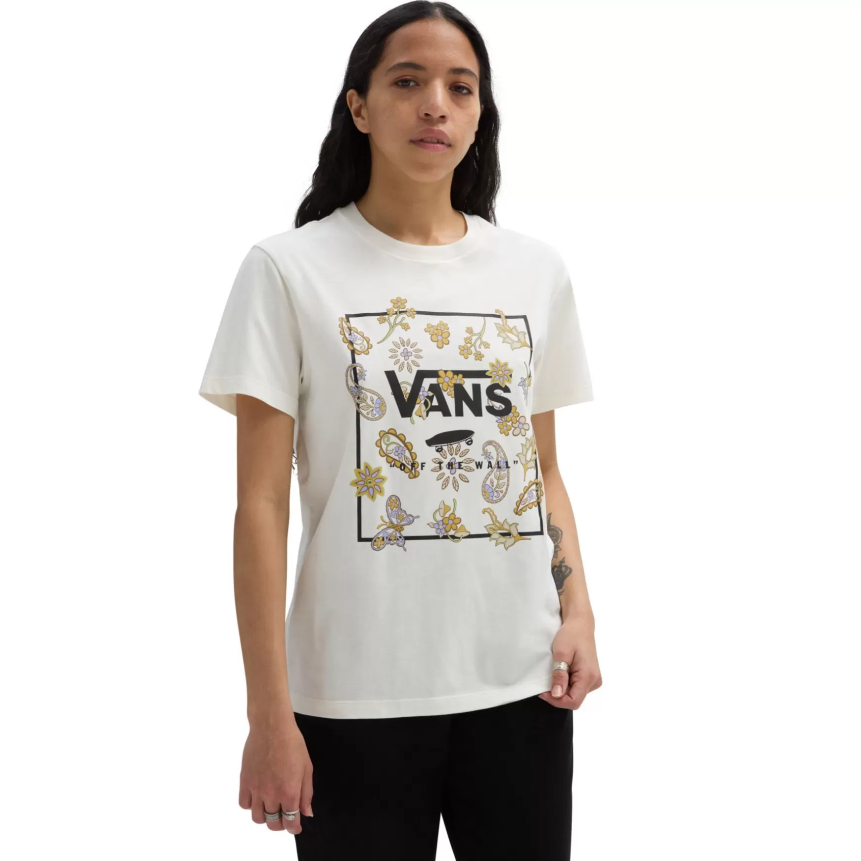 Men VANS T-Shirts & Tops>Trippy Floral Boyfriend Fit T-Shirt