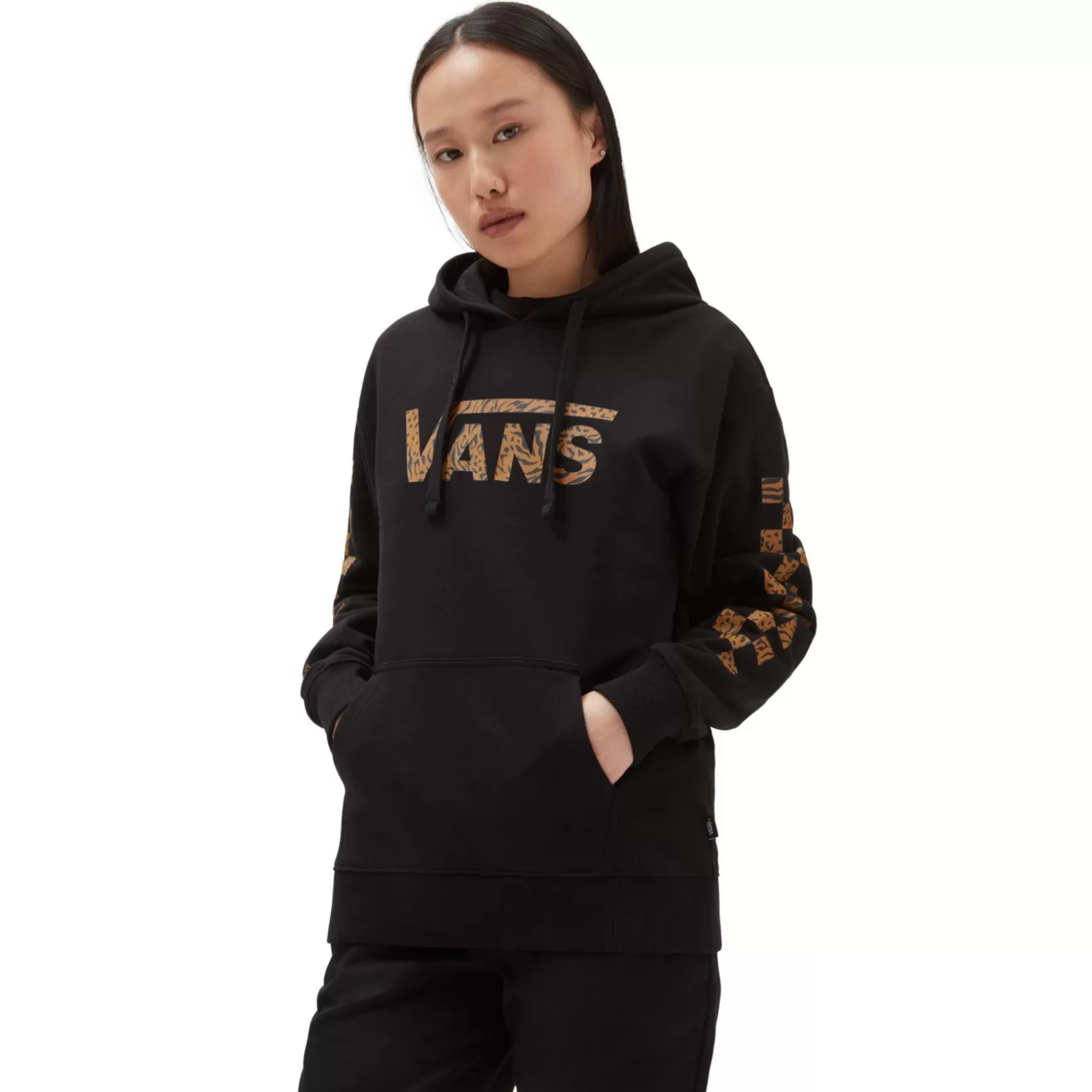 Men VANS Hoodies & Sweatshirts>Wyld Tangle Animal Boyfriend Fit Pullover Hoodie