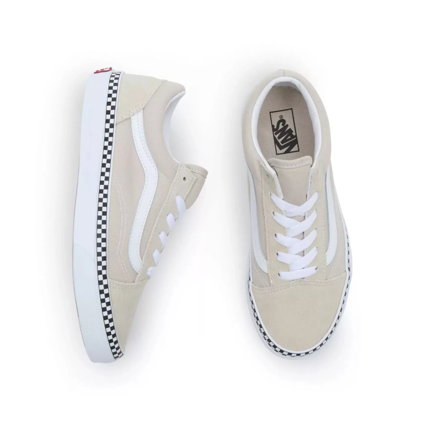 Kids VANS Youth Shoes (8-14 Years)>Youth Checkerboard Foxing Old Skool Shoes (8-14 Years)